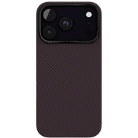 Чехол защитный VLP Kevlar Case с MagSafe для iPhone 18 Pro Max (Dark Cherry)