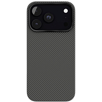 Чехол защитный VLP Kevlar Case с MagSafe для iPhone 18 Pro (Black)